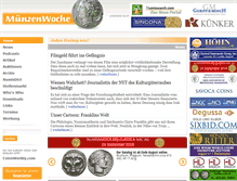Tablet Screenshot of muenzenwoche.com