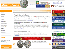 Tablet Screenshot of muenzenwoche.de